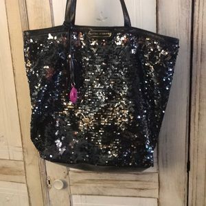 Betsy Johnson dazzle bag with small bag connected. Never used.